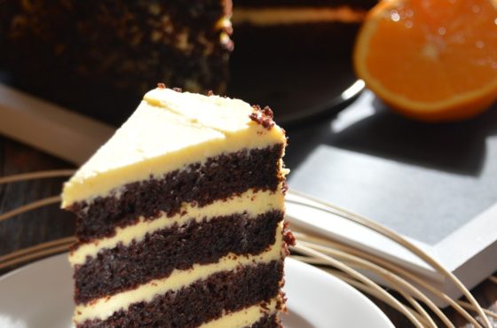Tort czekoladowo-pomarańczowy